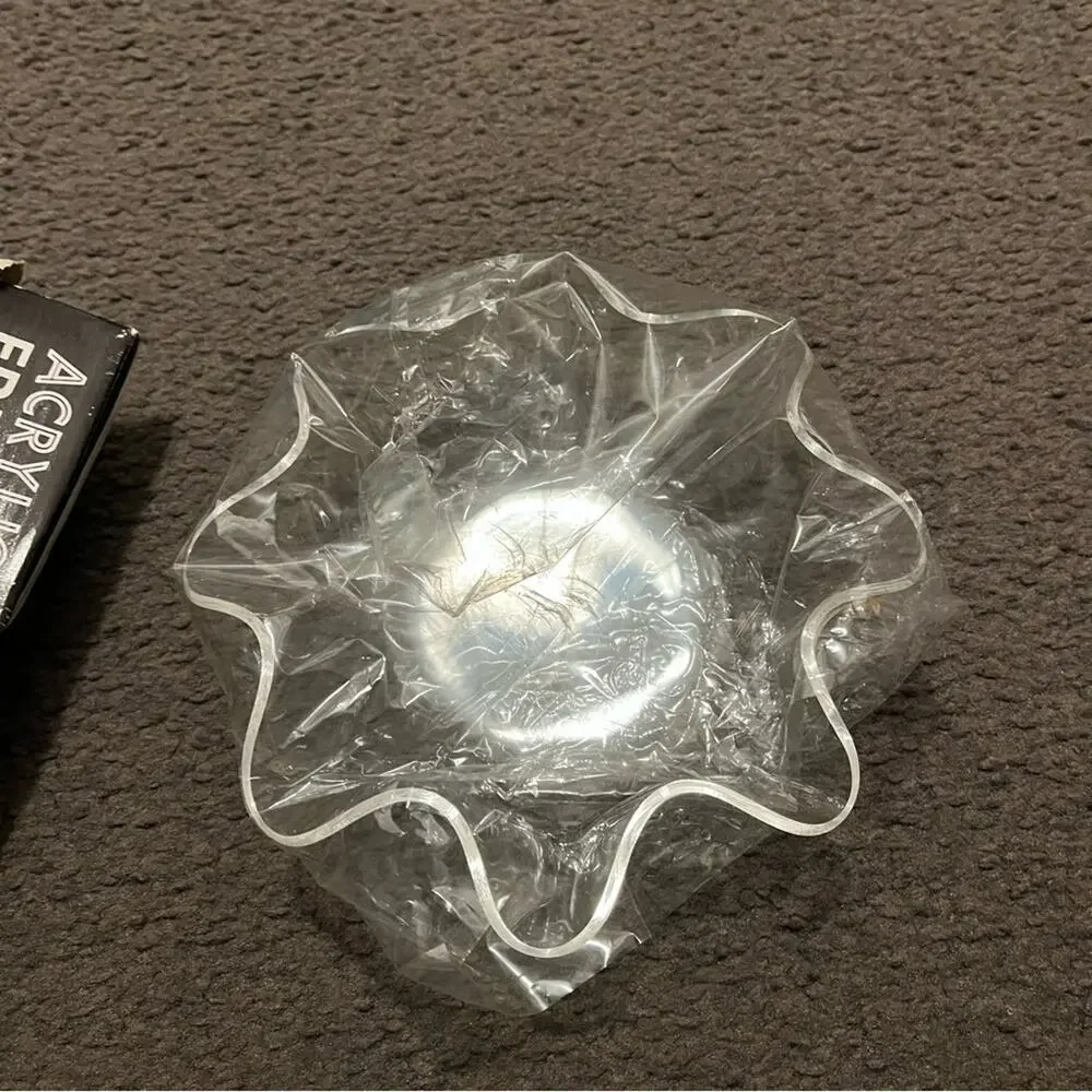 Vintage Clear Acrylic Fruit Bowl